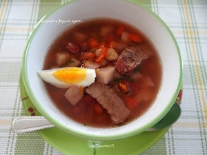 ФАСОЛЕВЫЙ СУПЧИК С ТЕЛЯТИНОЙ в мультиварке