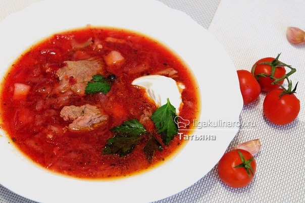 БОРЩ С ГОВЯДИНОЙ