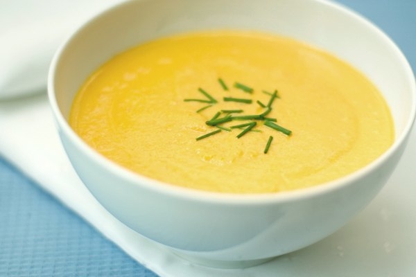 Суп-пюре с овощами и говядиной