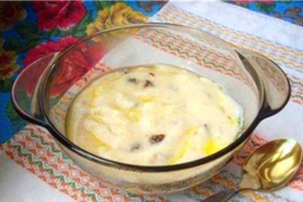 КАША МАННАЯ С ЧЕРНОСЛИВОМ