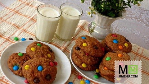 ОВСЯНОЕ ПЕЧЕНЬЕ С М&MS