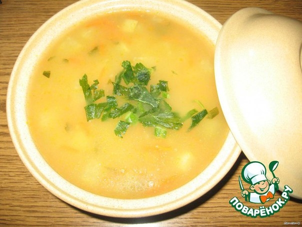 СУП С ЯЧНЕВОЙ КРУПОЙ И ОВОЩАМИ