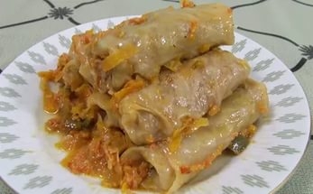 ГОЛУБЦЫ С КУРИЦЕЙ И ОВСЯНКОЙ