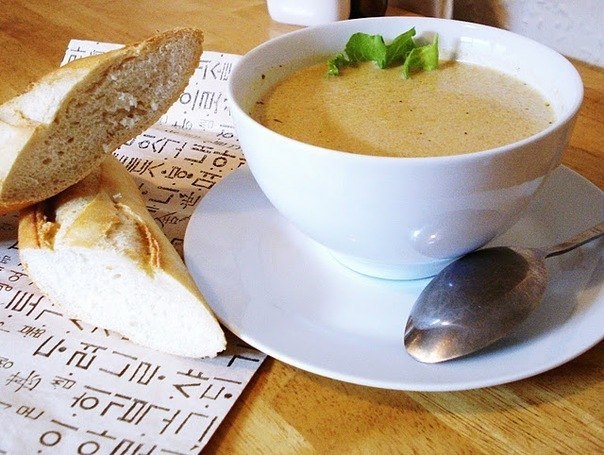 Суп пюре из курицы с овощами