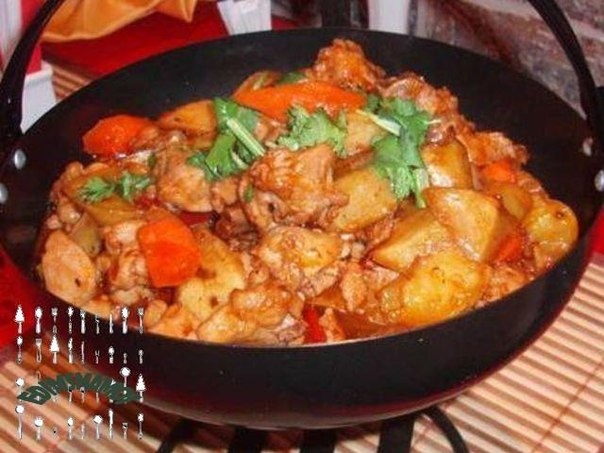 Кролик запеченный с картофелем, кабачками и репой (c 2 лет)