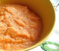 Овощное пюре с картофелем, морковью и горошком. Для детей от 6 до 9 месяцев.