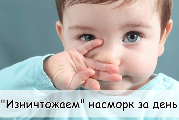 "ИЗНИЧТОЖАЕМ" НАСМОРК ЗА ДЕНЬ