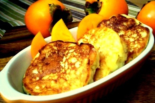 СЫРНИКИ С ХУРМОЙ