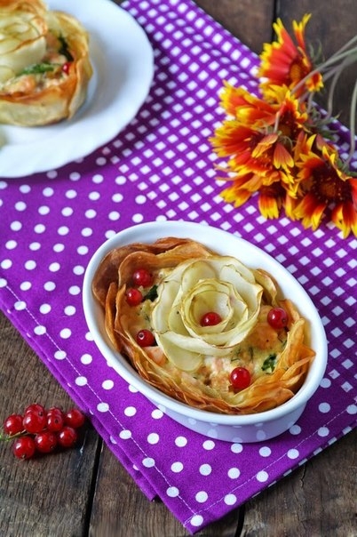 Рыбно-картофельный пирог (запеканка).