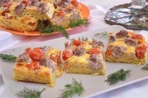 Картофельная запеканка с мясными шариками. Легко и просто!