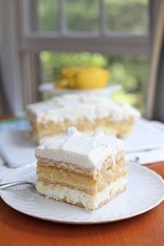 Десерт с лимонной цедрой