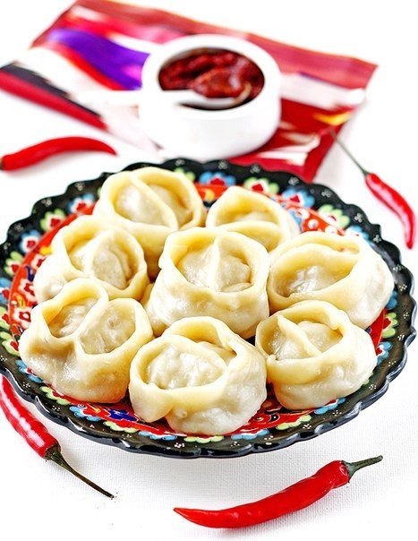 Манты из рубленного мяса. Манты из рубленного мяса.