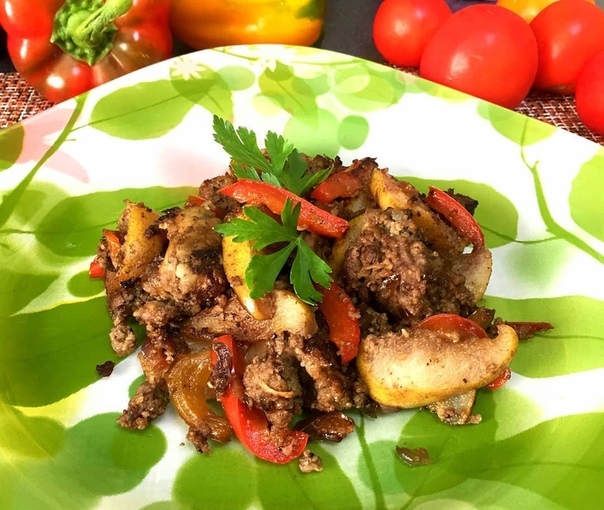 КУРИНАЯ ПЕЧЕНЬ С ГРУШАМИ