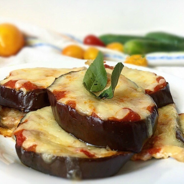 МИНИ ПИЦЦА НА БАКЛАЖАНАХ