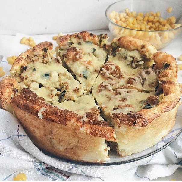 ПИРОГ С ИНДЕЙКОЙ И СЫРОМ