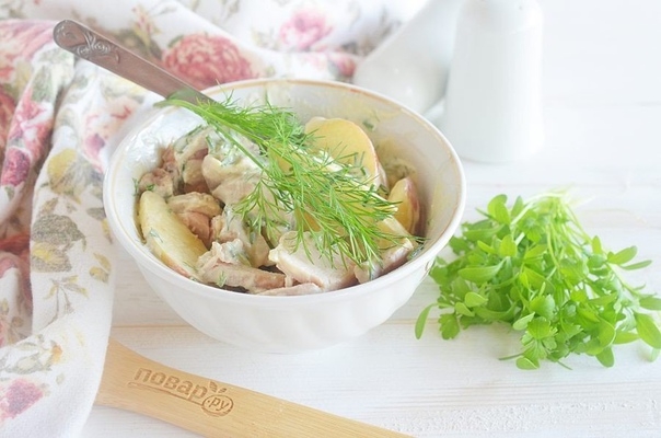ПОЛЕЗНЫЙ КУРИНЫЙ САЛАТ