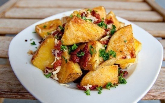 Запеченный картофель с мясом