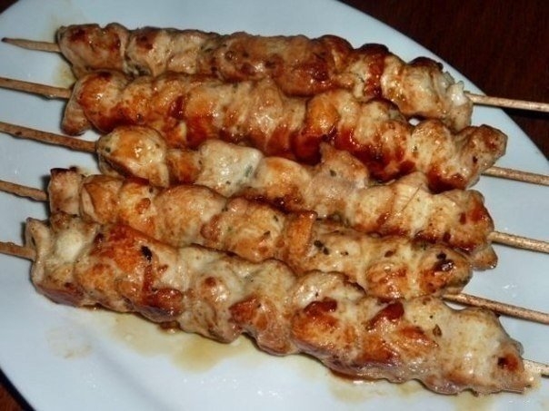 СОЧНЫЙ КУРИНЫЙ ШАШЛЫК В ДУХОВКЕ