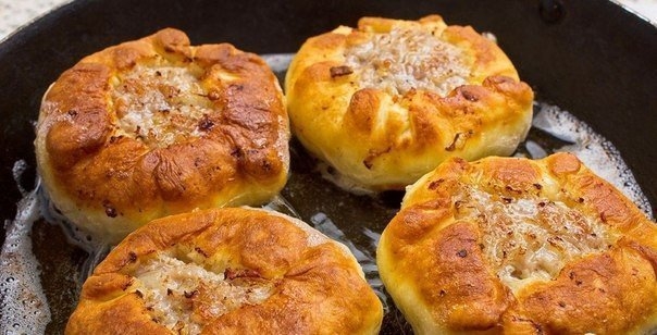 НАСТОЯЩИЕ ТАТАРСКИЕ БУЛОЧКИ С МЯСОМ :)