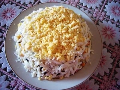 Салат "Гусарский". Салат "Гусарский".