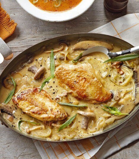 ДИЖОНСКАЯ КУРИЦА С ГРИБАМИ!