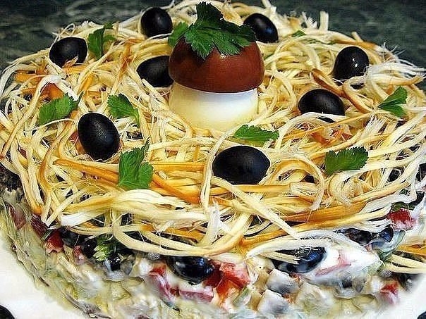 НОВЫЕ САЛАТЫ С КАЛЬМАРАМИ!
