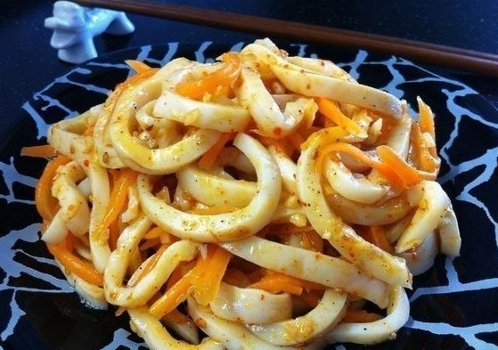 Кальмар по-корейски!