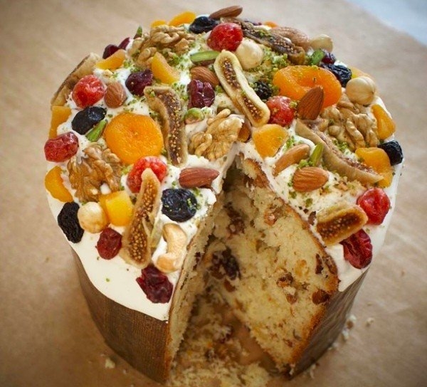 Царский кулич с миндалем!