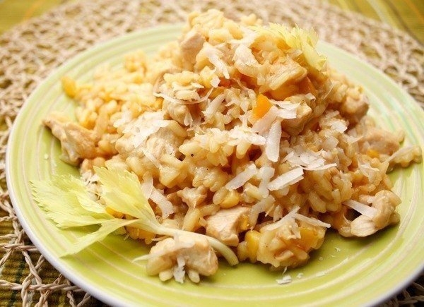 Вкуснейшее ризотто с курицей!