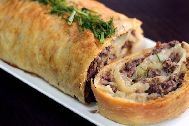 Диетический лаваш с мясом!
