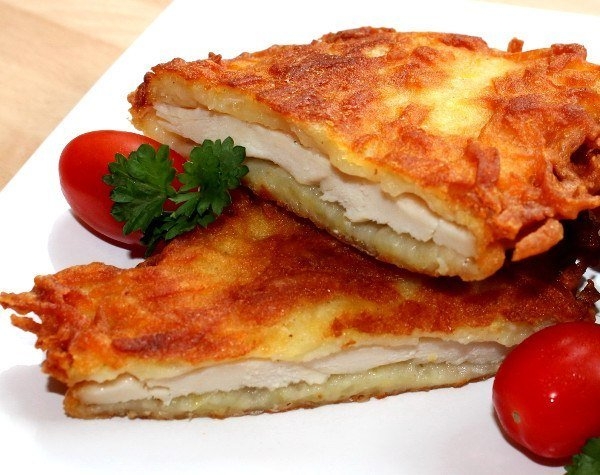 Куриное филе в картофеле!