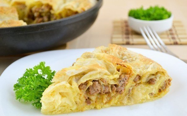 МЯСНОЙ ПИРОГ ИЗ ЛАВАША:)