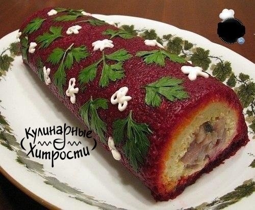 СЕЛЁДКА ПОД ШУБОЙ-РУЛЕТОМ