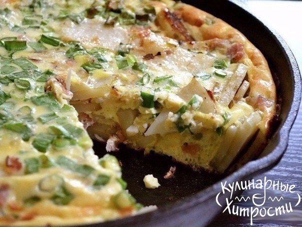 ЗАПЕКАНКА С КАРТОФЕЛЕМ И ВЕТЧИНОЙ