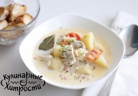 СЫРНЫЙ СУП С ККУРИЦЕЙ