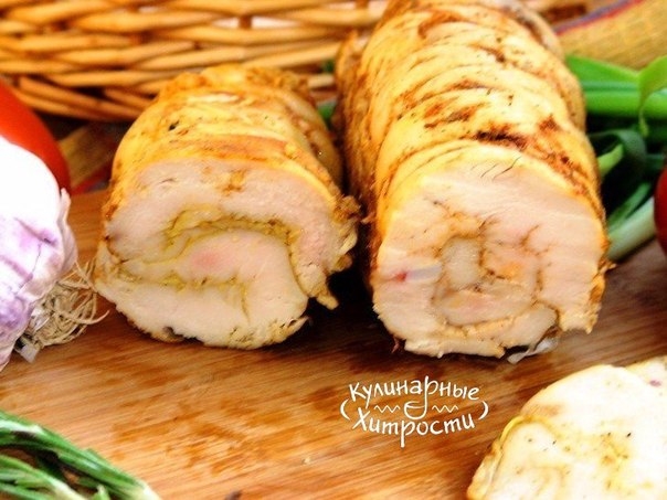 КУРИНАЯ ПАСТРОМА НА ПАРУ, ПОДКОПЧЕННАЯ С РОЗМАРИНОМ