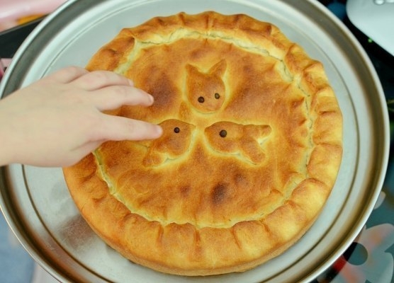 Постный рыбный пирог