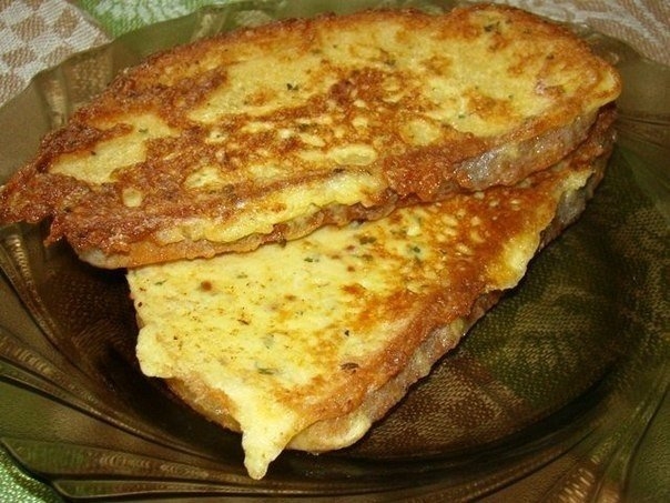 .Гренки сырные