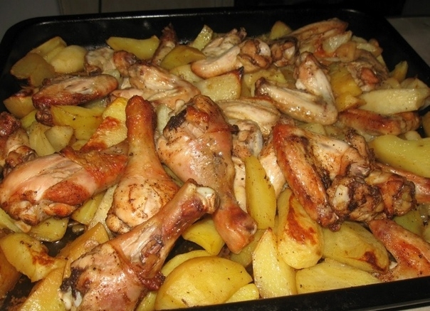 Курица с картофелем в шашлычном стиле: невероятно вкусно