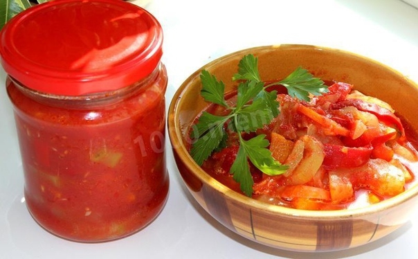 ЛЕЧО ИЗ ПОМИДОРОВ КАБАЧКОВ, МОРКОВИ И БОЛГАРСКОГО ПЕРЦА
