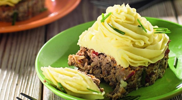 Мясные капкейки с картофельным пюре Мясные капкейки с картофельным пюре