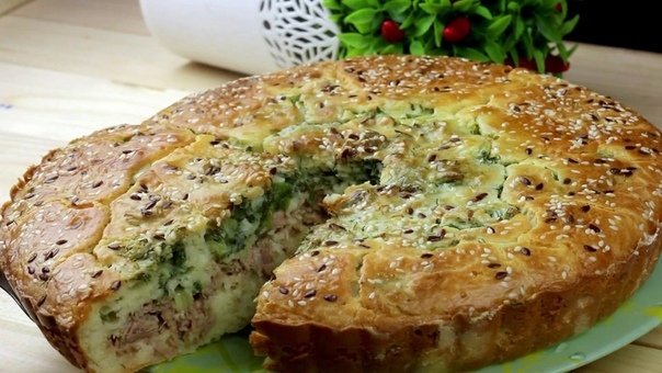 ПИРОГ С МОЙВОЙ И УКРОПОМ ПИРОГ С МОЙВОЙ И УКРОПОМ