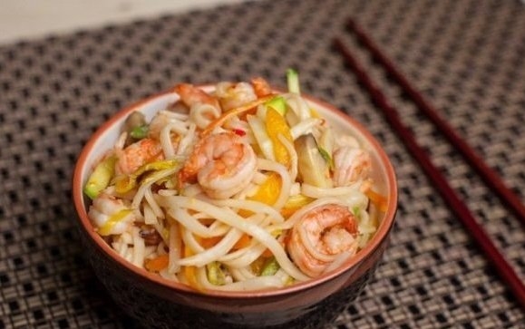 ВКУСНЕЙШАЯ ЛАПША С КРЕВЕТКАМИ
