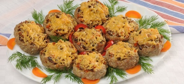 Мясные гнезда из фарша