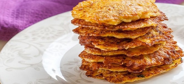 Оладьи из кабачков с мясом