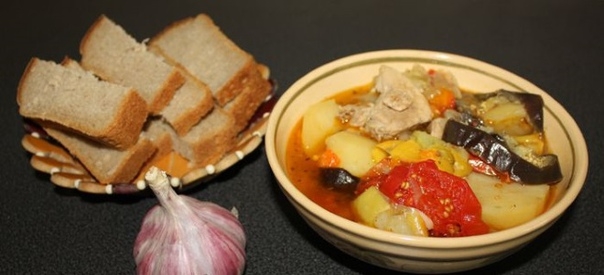 Хашлама из свинины с картофелем