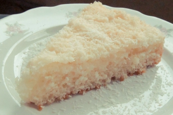 Быстрый кухен с кокосом
