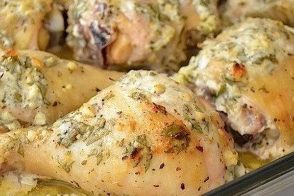 Курица по-гречески под йогуртом