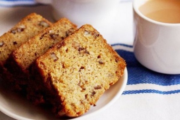 Постный банановый кекс в духовке