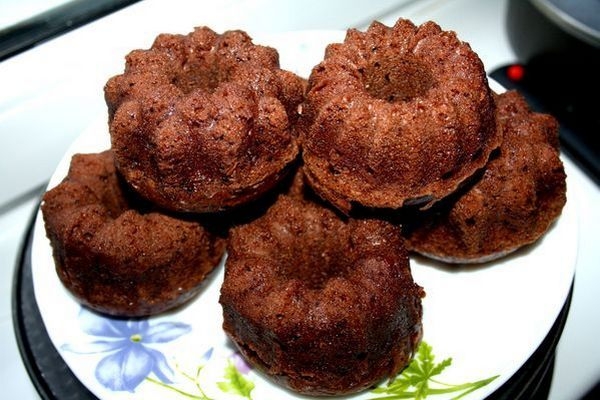 Простые маффины без молока и яиц